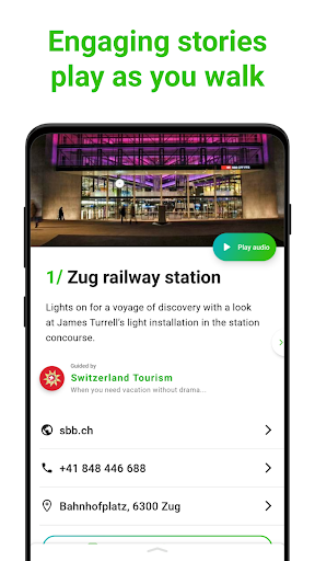 Zug Audio Guide by SmartGuide ekran görüntüsü