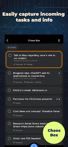 Chaos Control 2: AI Organizer ekran görüntüsü