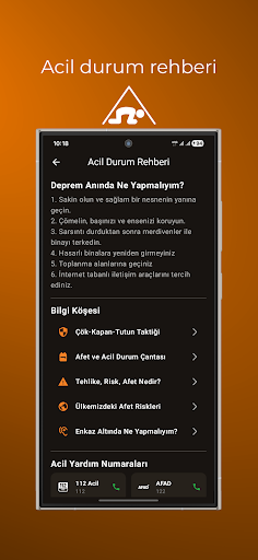 AfetRadar ekran görüntüsü