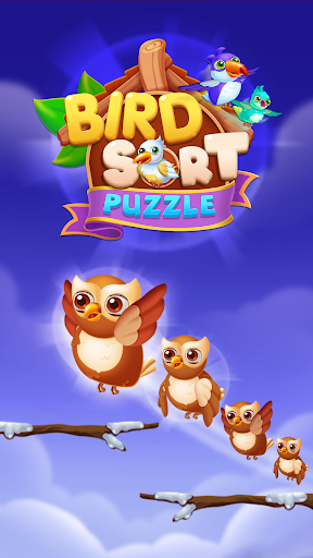 Bird Sort: Color Sorting Game ekran görüntüsü