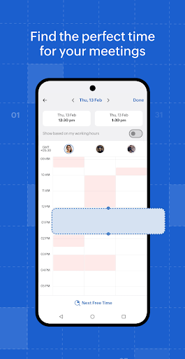 Zoho Calendar ekran görüntüsü