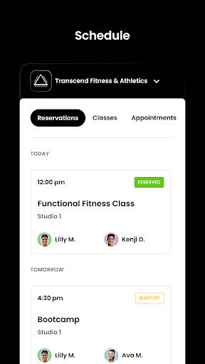 Transcend Fitness & Athletics ekran görüntüsü