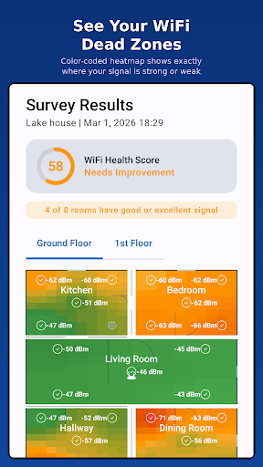 WiFi Heatmap - Signal Map ekran görüntüsü