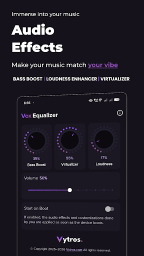 Vox Equalizer - Bass Booster ekran görüntüsü