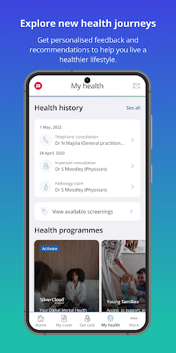 Discovery Health App ekran görüntüsü