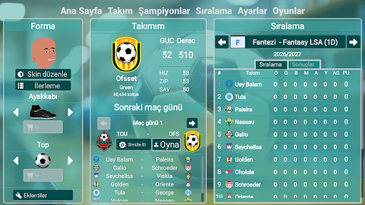 Superfoot - 2D futbol ekran görüntüsü