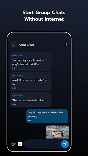 No Internet Chat: Chat with BT ekran görüntüsü