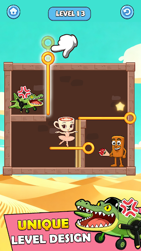 Pull Pin Save-Relaxing Puzzle ekran görüntüsü