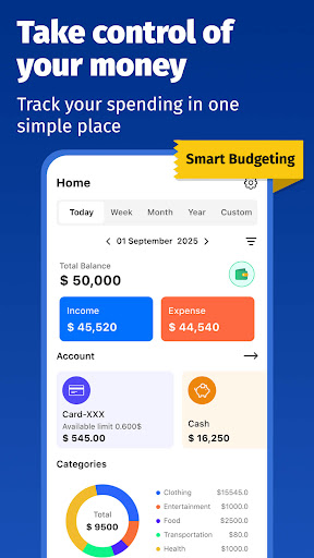 Money Manager - Budget Tracker ekran görüntüsü