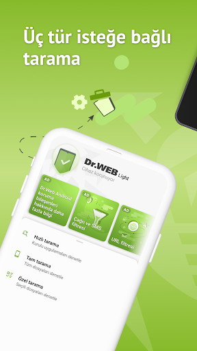 Anti-virus Dr.Web Light ekran görüntüsü
