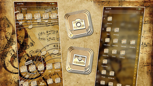 Musical Note Launcher Theme ekran görüntüsü