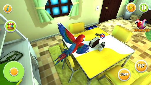 Parrot Simulator: Pet World 3D ekran görüntüsü
