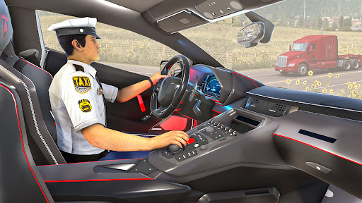 Crazy Car Driving: Taxi Games ekran görüntüsü