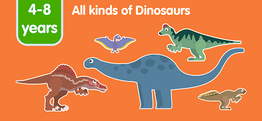 Dinosaur games for kids age 4+ ekran görüntüsü