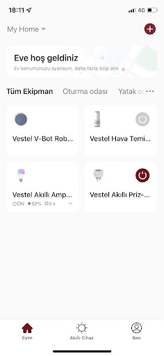 Vestel Akıllı Kontrol ekran görüntüsü