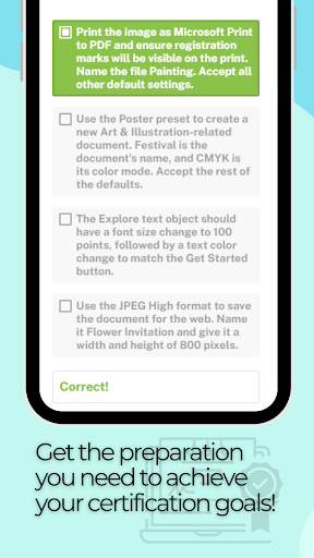 GMetrix Practice Test ekran görüntüsü
