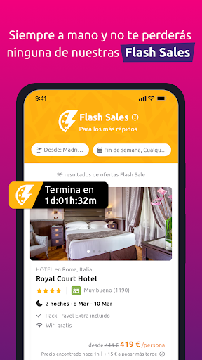 Rumbo.es - vuelos baratos ekran görüntüsü