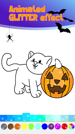 Kids Coloring: Halloween Games ekran görüntüsü