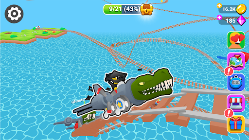 Obby Parkour: Going Cart Race ekran görüntüsü
