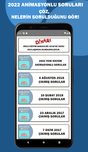 Ehliyet Sınav Soruları 2024 ekran görüntüsü