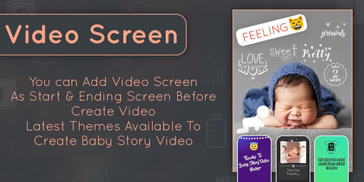 Baby Story Photo Video Maker ekran görüntüsü