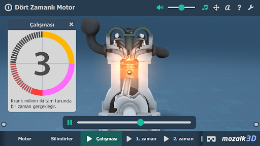 Dört Zamanlı Motor 3B ekran görüntüsü