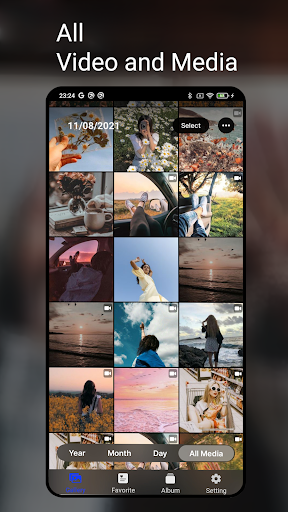 Gallery - IPhoto ekran görüntüsü