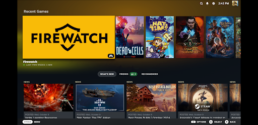 Steam Link ekran görüntüsü