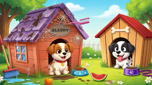 Puppy Pets Vet Dog Caring Game ekran görüntüsü