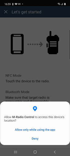 M-Radio Control (MOTOTRBO) ekran görüntüsü