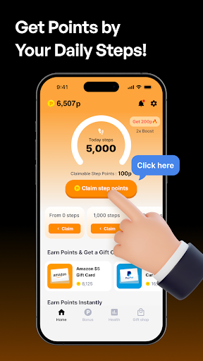 Moneywalk Step Counter&Rewards ekran görüntüsü