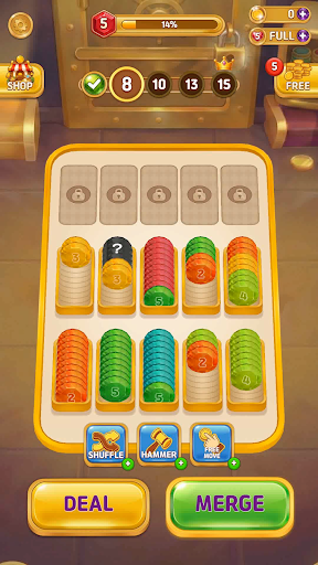 Coin sort & Merge Master ekran görüntüsü