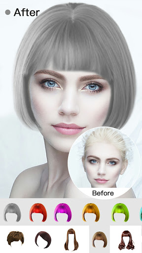hair styler app for girls ekran görüntüsü
