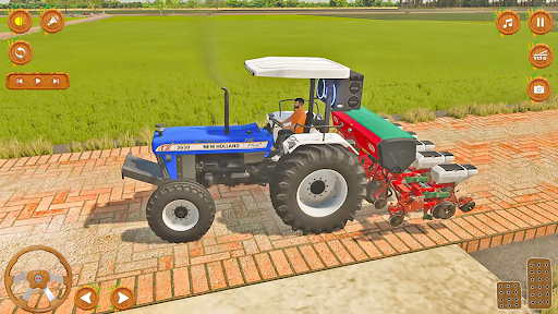 Indian Farming Tractor 3D Game ekran görüntüsü