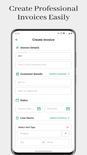 Easy Invoice Generator ekran görüntüsü