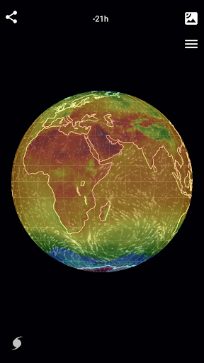 Wind Map Hurricane Tracker, 3D ekran görüntüsü