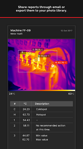 RIDGID Thermal ekran görüntüsü
