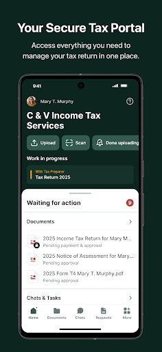 C & V Income Tax Services ekran görüntüsü