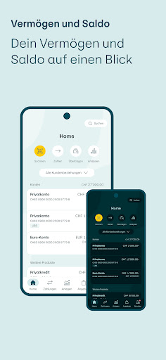 PostFinance App ekran görüntüsü