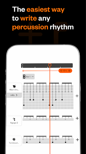 Drum Notes - beats music sheet ekran görüntüsü