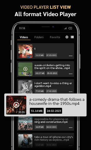 Video Player ekran görüntüsü