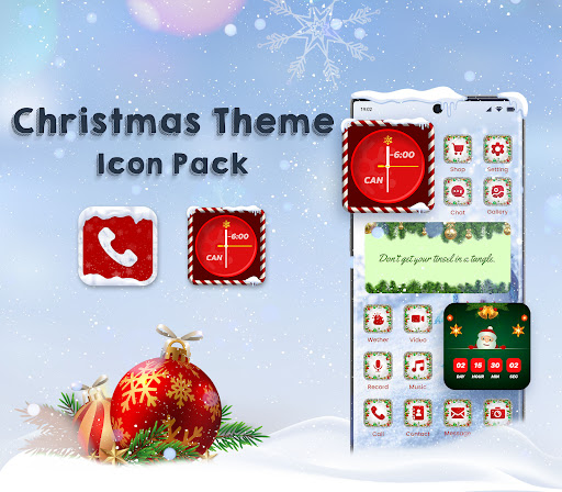 Christmas Theme: Icon Pack ekran görüntüsü