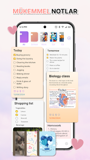 Cute Notes: Defter ve Düzenle ekran görüntüsü