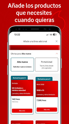 Mi Vodafone ekran görüntüsü