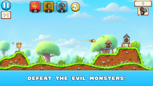 Angry Monsters Catapult ekran görüntüsü