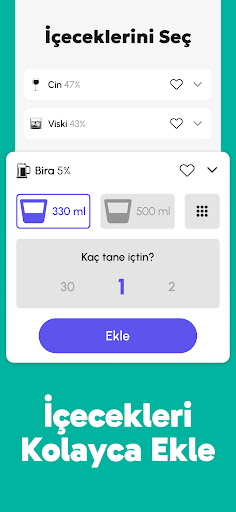 Alkol Takibi: Kontrol Et ekran görüntüsü