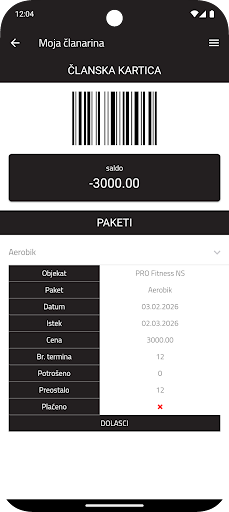 PRO Fitness NS ekran görüntüsü