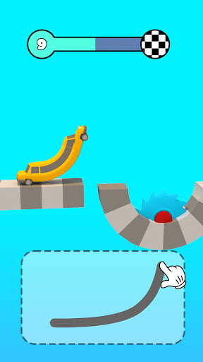 Car Climber: Draw Bridge 3D ekran görüntüsü