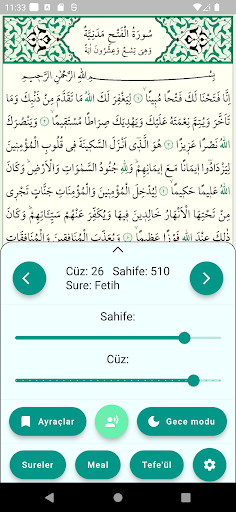 Kur'an-ı Hakim ekran görüntüsü