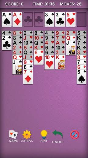 FreeCell Solitaire ekran görüntüsü